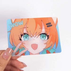 Custom Lenticular Flip Photo Cards product example