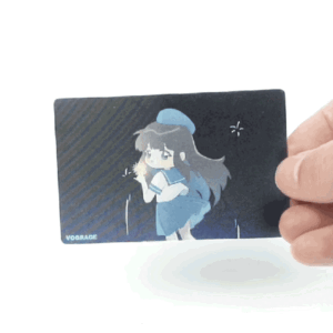 Custom Lenticular Flip Photo Cards product example