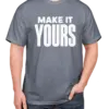 Custom Comfort Colors 100% Cotton T-shirt - Blue Jean custom print example; your uploaded design replaces the example artwork
