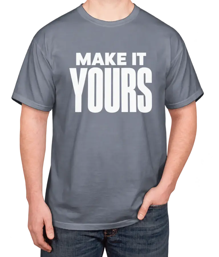 Custom Comfort Colors 100% Cotton T-shirt