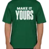 Custom Team 365 Zone Performance Shirt - Sport Forest custom print example; your uploaded design replaces the example artwork