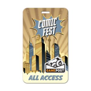 Custom VIP Pass Cards - 3 x 5 inch - product example