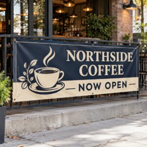 Custom vinyl Banners illustrative customer design