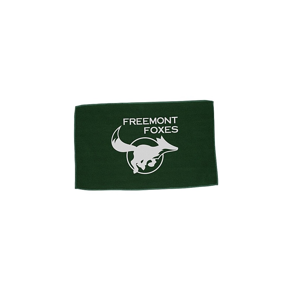 Photographed printed microfiber towel