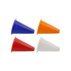 Photographed megaphone color assortment