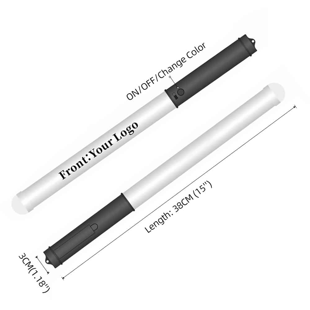 Synchronized RF LED Tube Light Sticks — GFE001