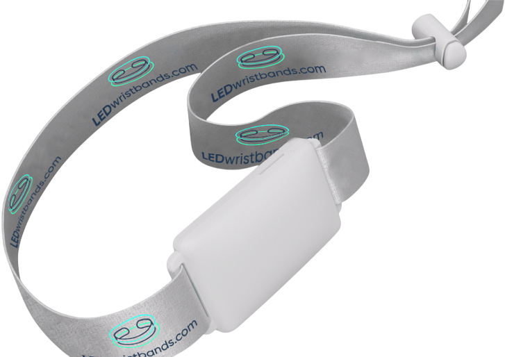 Custom DMX RF Cloth LED Wristbands - Image 2