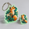 3" Glow-in-the-Dark Acrylic Pins & Keychains — custom design example